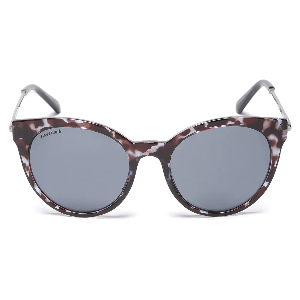 Cat Eye Shiny Black Gradient Sunglasses for Girls-