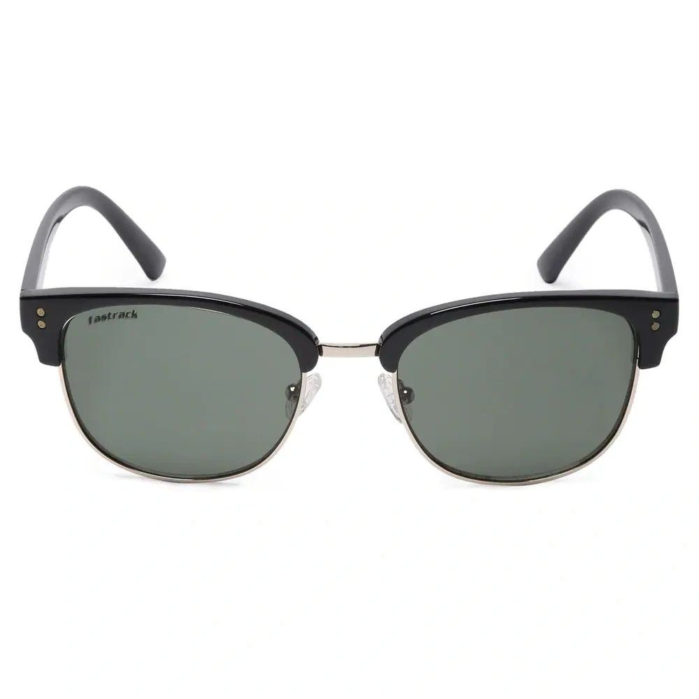 Club Master Shiny Green 100% UV Protected Sunglasses for Guys-