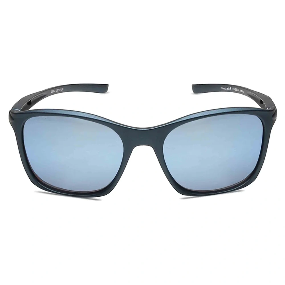 Blue Rimmed Square Sunglasses-