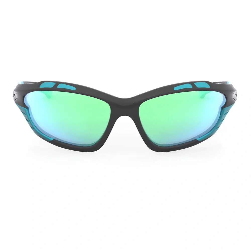 Sporty Matt Blue Non Gradient Sunglasses for Guys-