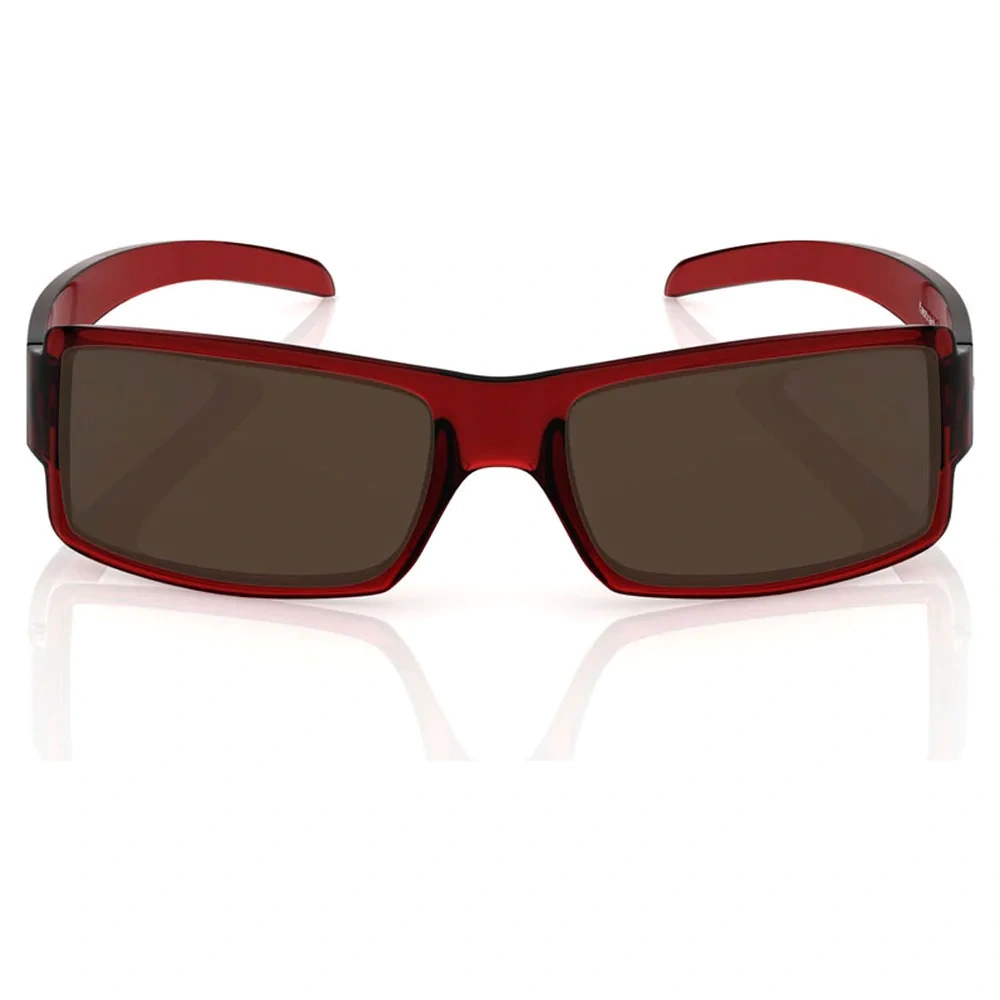 Sporty Matt Brown 100% UV Protected Sunglasses for Guys-