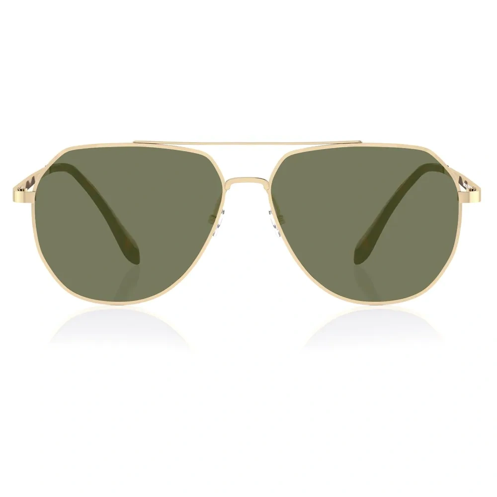 Shiny Green Polarized Sunglasses for Guys-