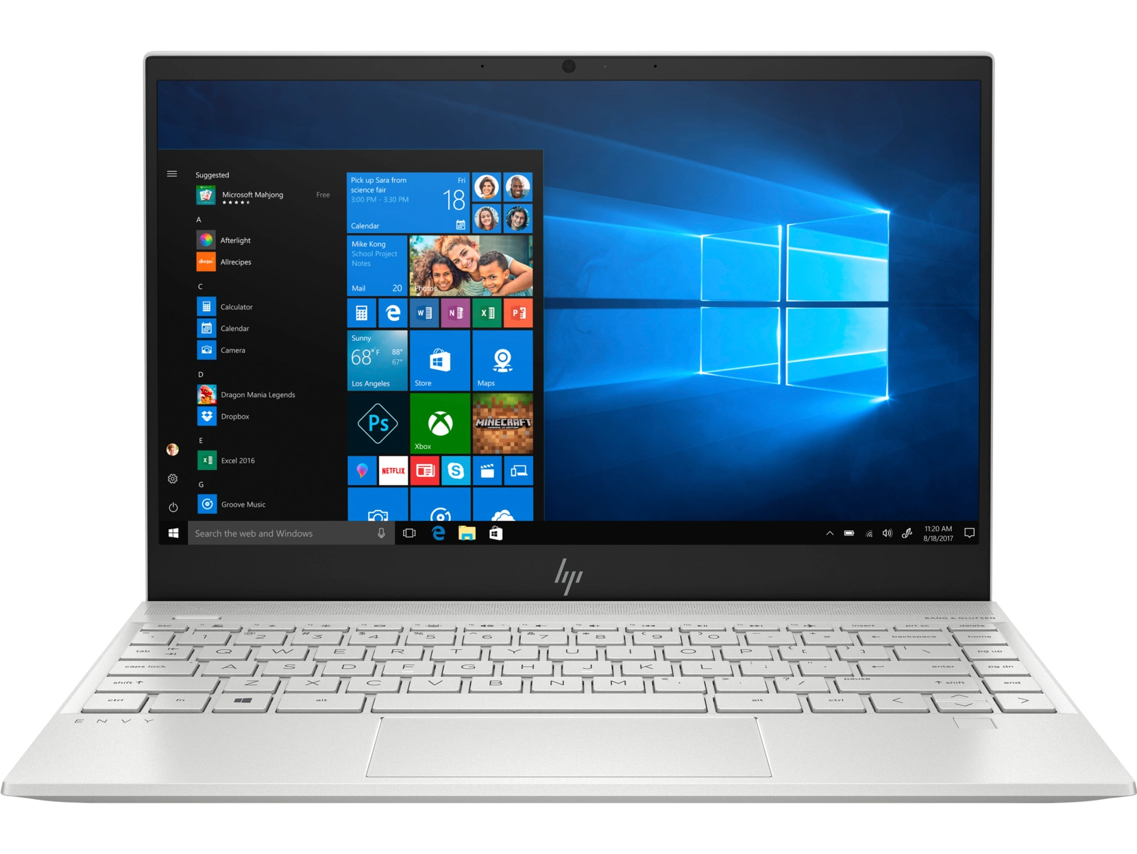 HP 13-aq1019tx  Core i5 10th Gen/8GB RAM/32GB Optane + 512GB SSD/33.78 cm (13.3”) FHD  display/NVIDIA GeForce MX250 + 2GB Graphics/Windows 10 Home/ Natural Silver-