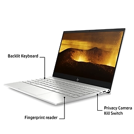 HP 13-aq1019tx  Core i5 10th Gen/8GB RAM/32GB Optane + 512GB SSD/33.78 cm (13.3”) FHD  display/NVIDIA GeForce MX250 + 2GB Graphics/Windows 10 Home/ Natural Silver