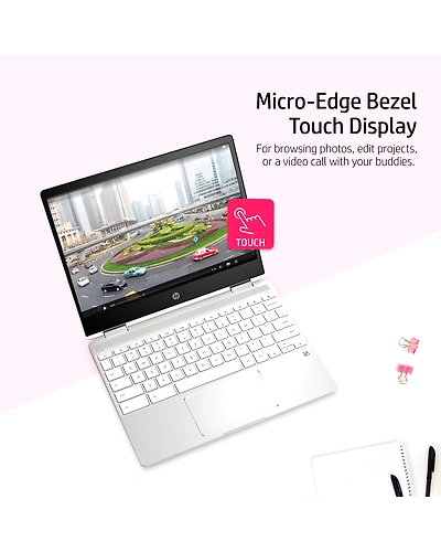HP Chromebook x360 12b-ca0006TU Celeron Dual Core/4GB/64GB SSD/12 Inches (30.48 cm) display/Intel UHD/Google Chrome/1.35 Kg-1