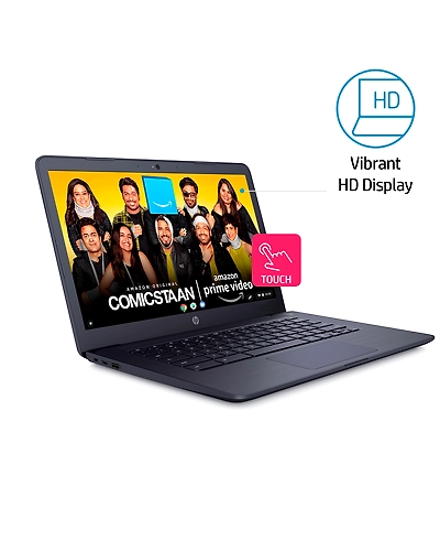 HP Chromebook 14-ca002tu  Celeron Dual Core Chrome/4GB RAM/64GB SSD + 100GB Cloud Storage/35.56cm Display/Intel HD 500 Graphics/Chrome OS/MS Office/ Chalkboard Grey-2