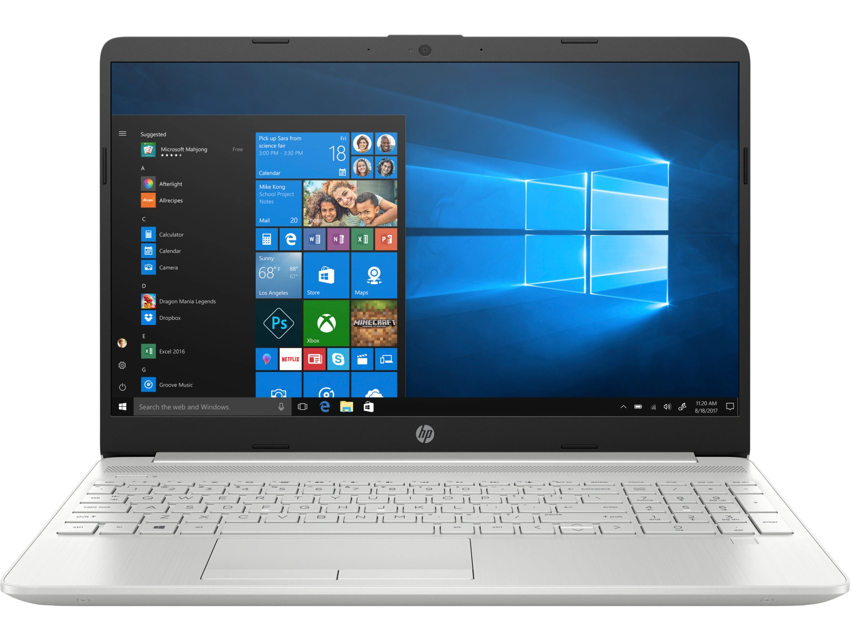 HP 15s-du1034tu 9LA50PA#ACJ Core i5 10th Gen/8GB RAM/1TB HDD/39.62 cm (15.6&quot;) FHD Display/Intel UHD Graphics/Windows 10 Home/Natural Silver-