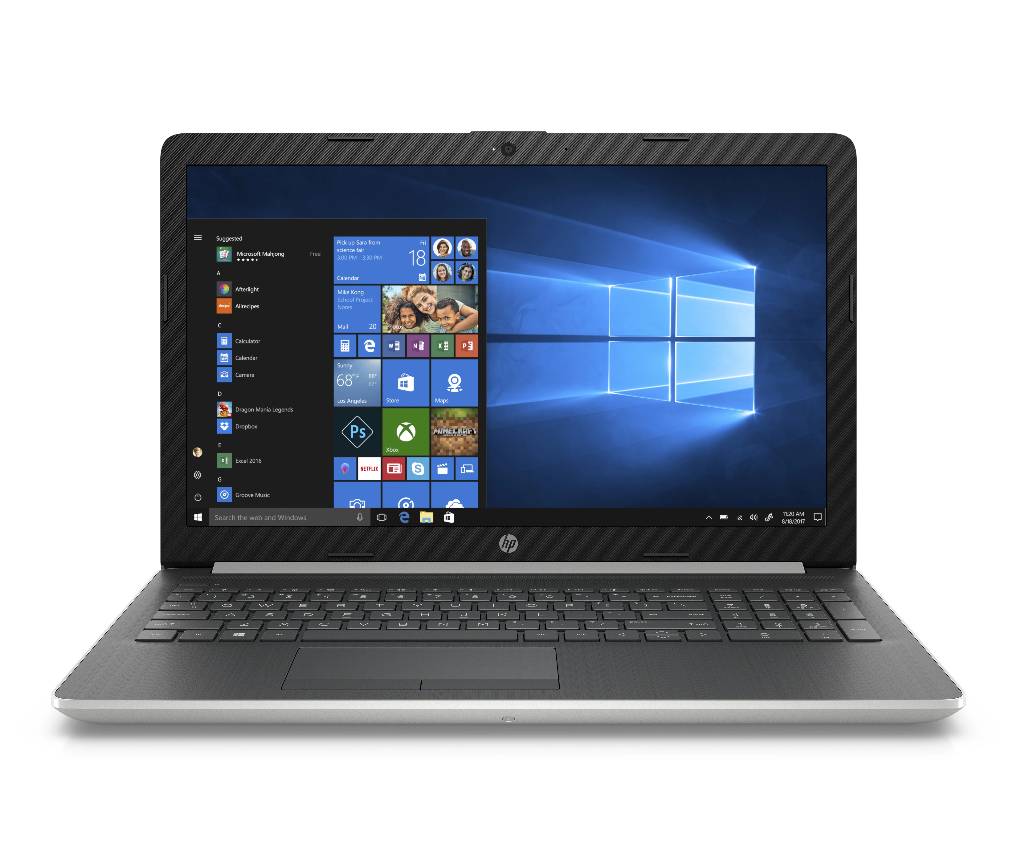 HP 15-db1060au 8VY88PA#ACJ AMD Ryzen 3 /4GB RAM/1TB HDD + 256GB SSD/15.6 Inches FHD Display/AMD Radeon Vega 3 Graphics/Windows 10 Home/Natural Silver-