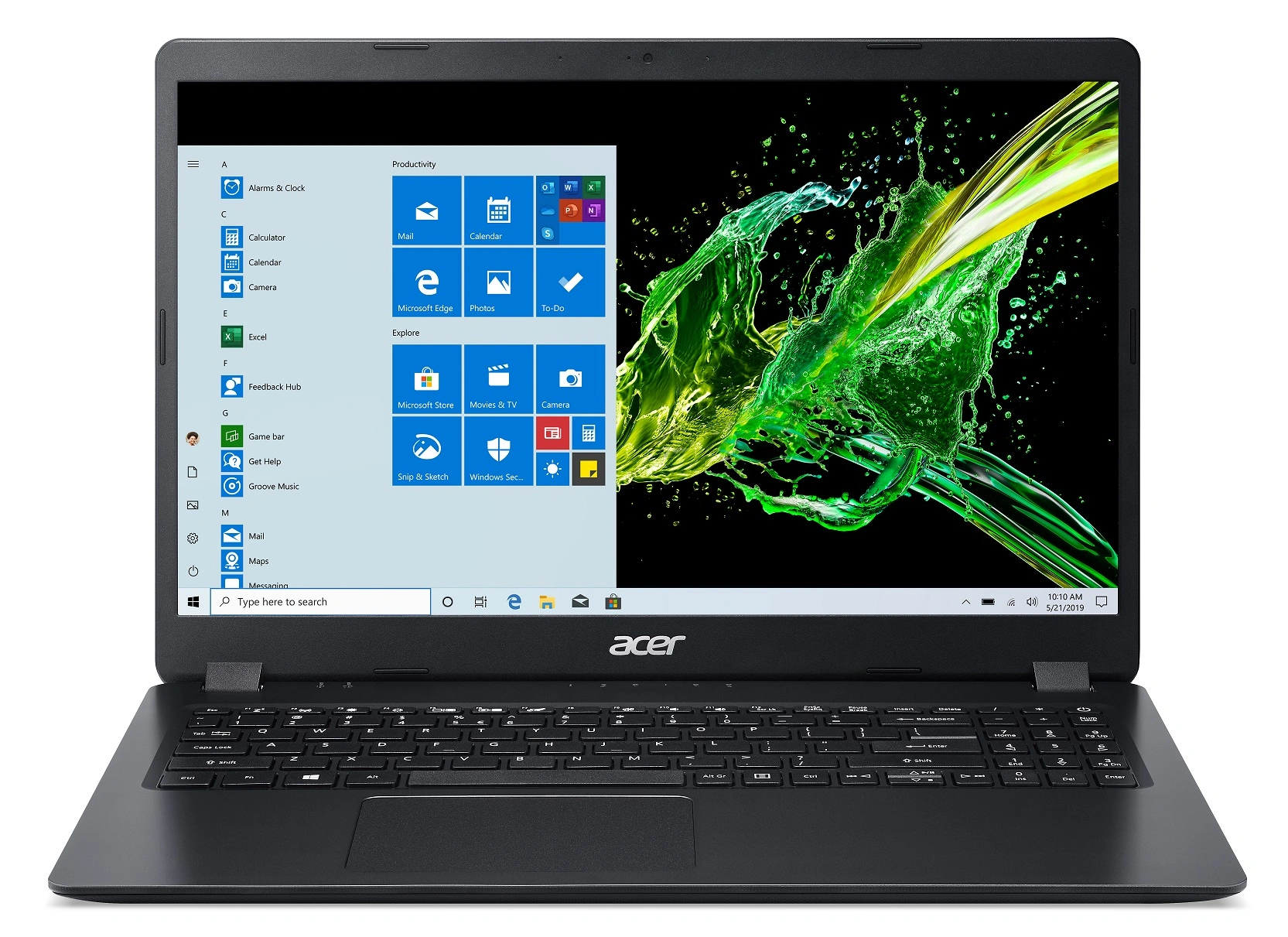 Acer A315-55G  Core i3 10th Gen - (8GB/1TB HDD/Windows 10 Home/Nvidia GeForce Graphics/15.6 inch, Black, 1.9 kg)-