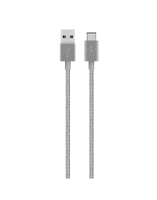 CABLE,PREMIUM,USB-C/USB-A MIX METALIC,4',GRAY