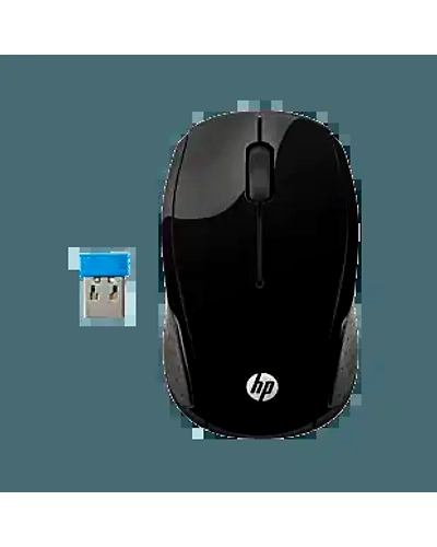 HP 200 Black Wireless Mouse-X6W31AA