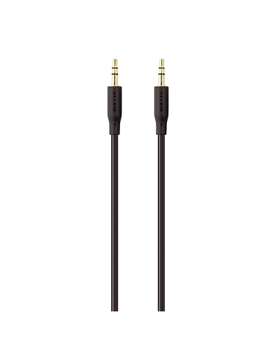 BelkinCABLE AUD 3.5MM 2M PRT BLK GLD-F3Y117bt2M