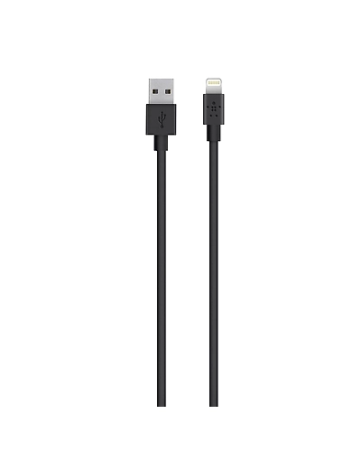 Belkin PREMIUM KEVLAR CAB 2.4A LTG 4FT BLK-F8J207bt04-BLK