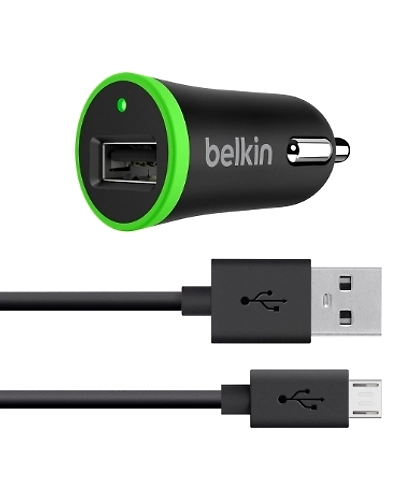 Belkin M CAR CHGR2.1AUNI 4FT MUSB CBL BLK-F8M668bt04-BLK