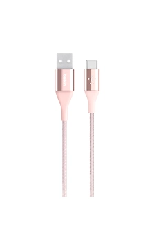 DURATEK CHARGE CABLE, USB-C TO USB-A,4 ,GOLD