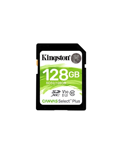 Kingston Canvas Select Plus 128GB SD Memory Card (SDS2/128GBIN)-2
