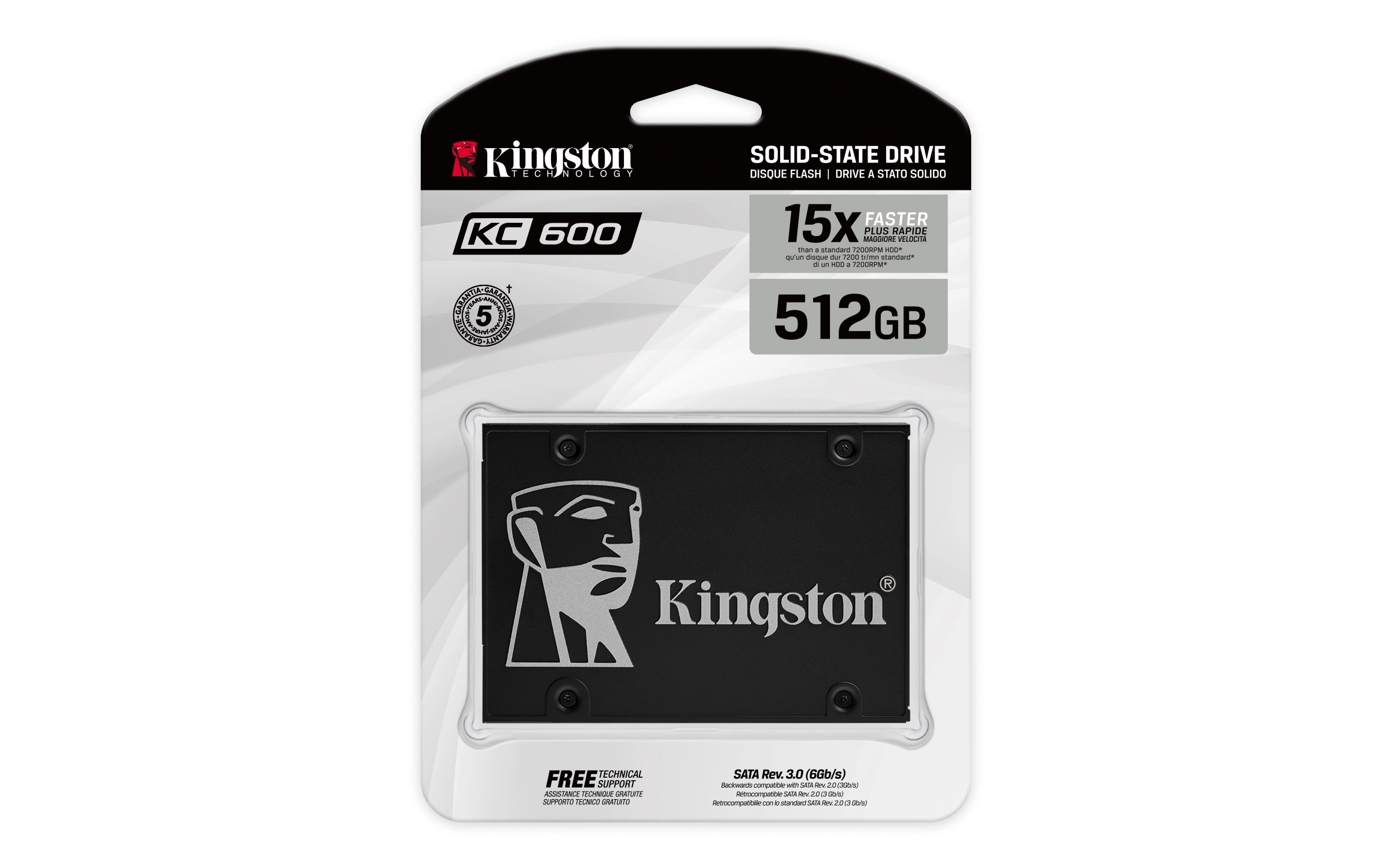 Kingston  KC 600 series 2.5&quot; SATA 512GB-