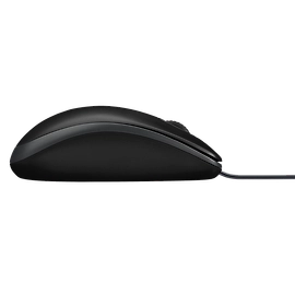 Logitech B100 Wired Optical Mouse  (USB, Black)