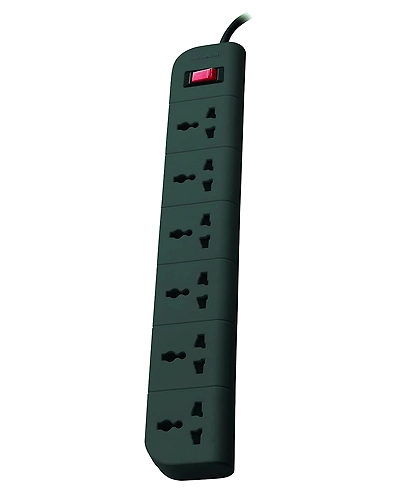 Belkin 6-OUTLET SURGE PROT 2M CORD GREY-F9E600zb2M-GRY
