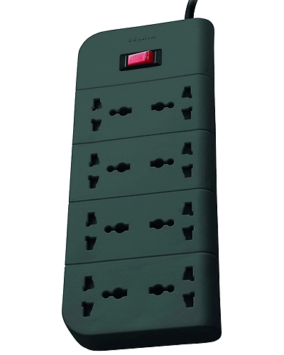 Belkin 8-OUTLET SURGE PROT 2M CORD GREY-F9E800zb2M-GRY