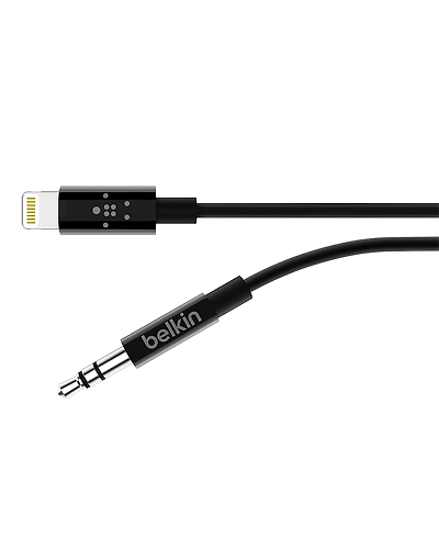 Belkin AUX WITH LIGHTNING CONNECTOR-AV10172BT06-BLK
