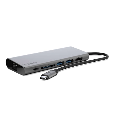 Belkin USB C Multi-media Hub + Charge-F4U092btSGY