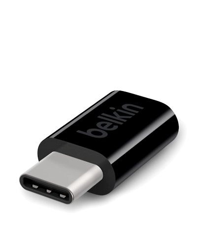 Belkin USB-C TO MICRO USB ADAPTER,BLACK-F2CU058btBLK