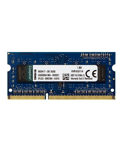 Kingston KVR16LS11-4 4GB 1600MHz DDR3L Non-ECC CL11 SODIMM 1.35V-1