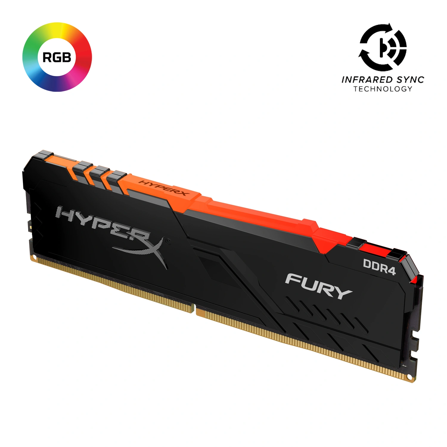 HyperX HX424C15FB3A-8, 8GB 2400MHz DDR4 CL15 DIMM 1Rx8 HyperX FURY RGB -