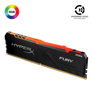 HyperX HX424C15FB3A-8, 8GB 2400MHz DDR4 CL15 DIMM 1Rx8 HyperX FURY RGB