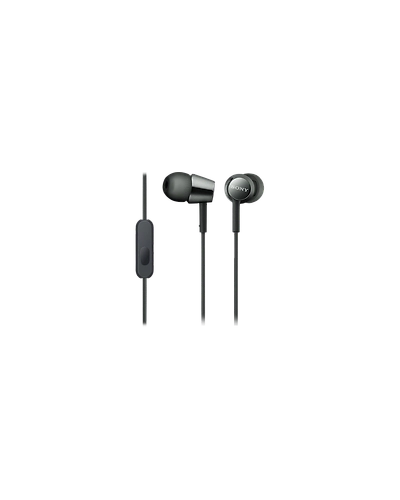 SONY MDR-EX155AP EAR PHONES-MDR-EX155AP-Black