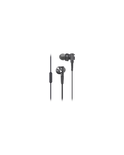 SONY MDR-XB55AP EAR PHONES-MDR-XB55AP-Black
