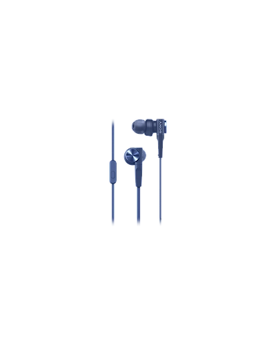 SONY MDR-XB55AP EAR PHONES-MDR-XB55AP-Blue