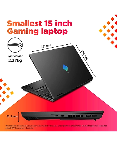 HP OMEN Laptop 15-ek0017TX | 10th Gen i5-10300H | 8GB | 1TB SSD |15.6&quot; FHD 250 nits dispaly|GTX 1650ti 4GB | Win 10 | RGB 4 Zone Antighosting Keyboard -2