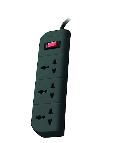 Belkin 3-OUTLET SURGE PROT 1.5M CORD GREY-F9E300zb1-5MGRY