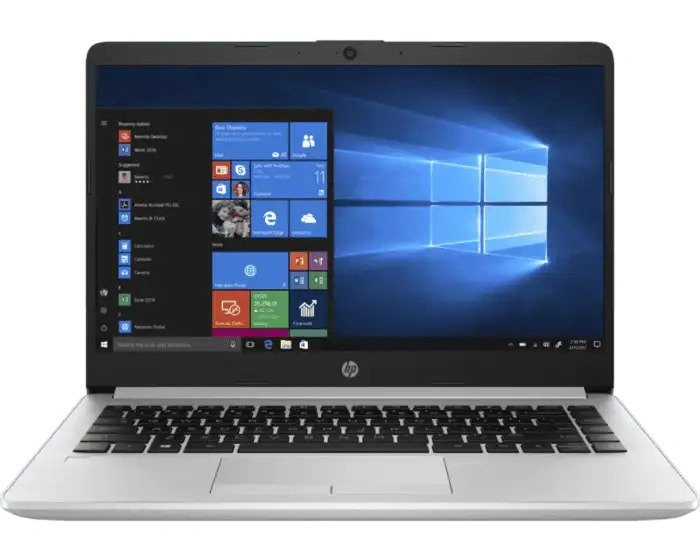 HP Notebook PC 348 G7  10th Gen Core i5-10210U/8GB/1TB HDD/14-inch Display/Intel UHD 620 Graphics/DOS/Silver-