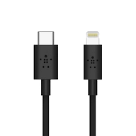 Belkin F8J236bt04-BLK Lightning to USB-A Cable + Strap