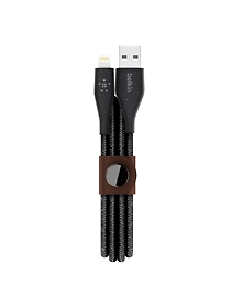 Belkin F8J236bt10-BLK Lightning to USB-A Cable + Strap -