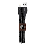 Belkin F8J236bt10-BLK Lightning to USB-A Cable + Strap -