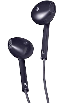 iBall Earphone  Yo Flute/Yo-Flute 2. (Black)/White