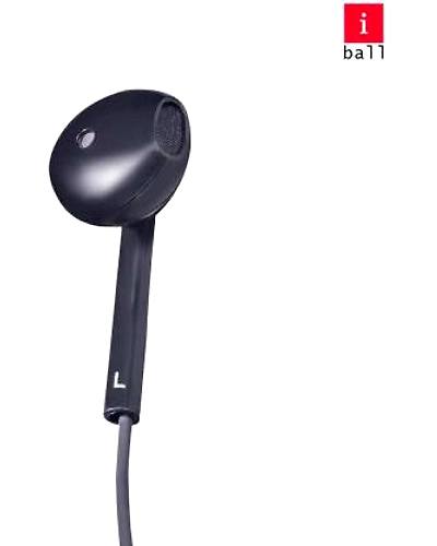 iBall Earphone  Yo Flute/Yo-Flute 2. (Black)/White-2