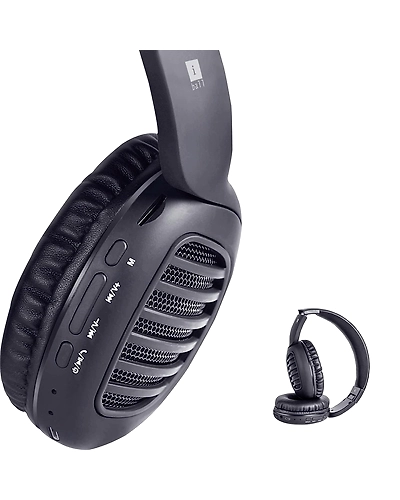 iBall Decibel Bluetooth 5.0 Headphone (Black Edition)-1