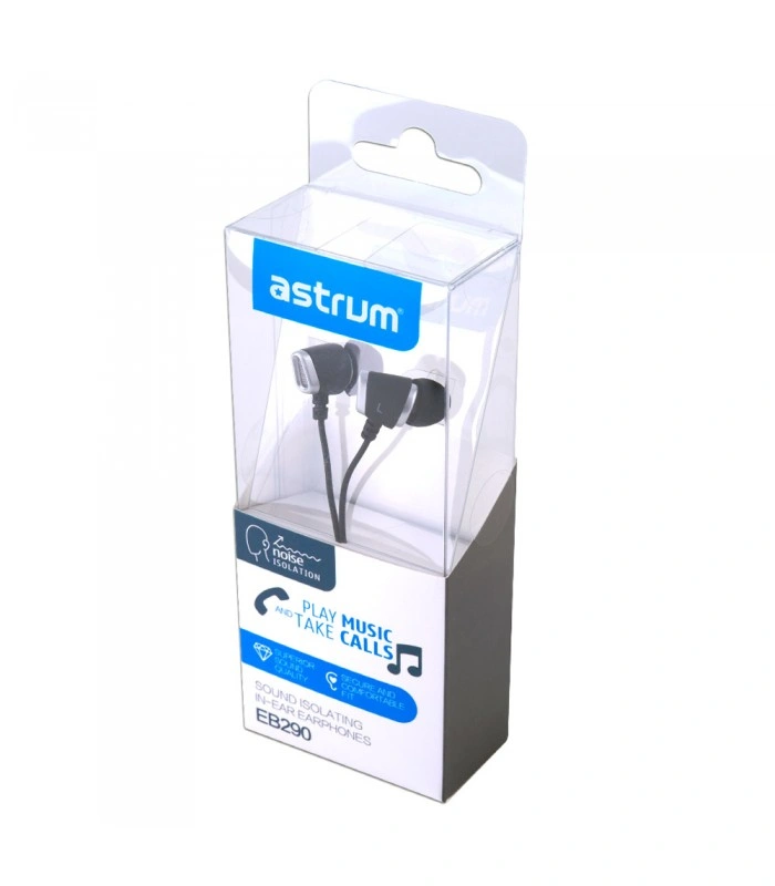 Astrum EB290 Black/Silver/Mobile Wired Earphone-2