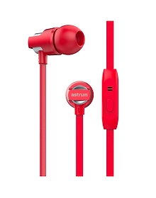 Astrum EB410  Grey+Silver/Red+Silver/Mobile Wired Earphone
