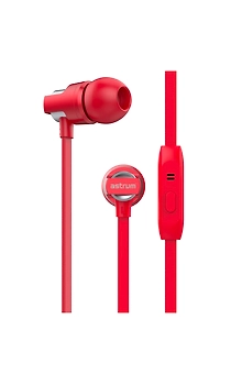 Astrum EB410  Grey+Silver/Red+Silver/Mobile Wired Earphone