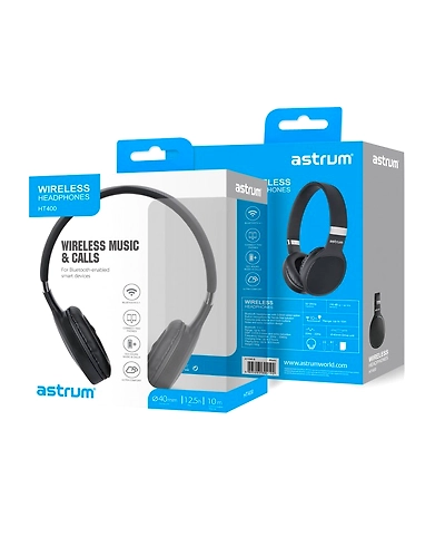 Astrum HT400 Black/Bluetooth Earphone-2