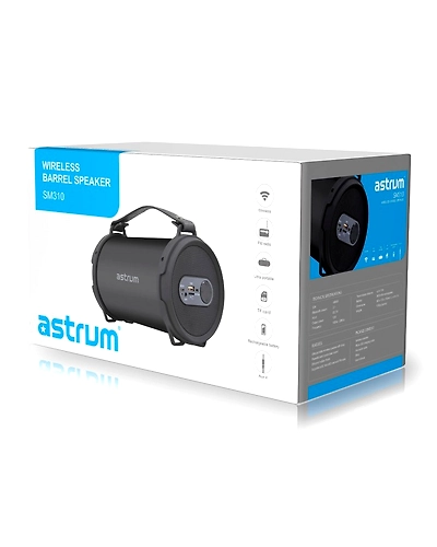 Astrum  SM310/Black/Wireless Barell Speakers-2
