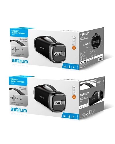Astrum  SM360/Black + Gery/Wireless Barell Speakers-2