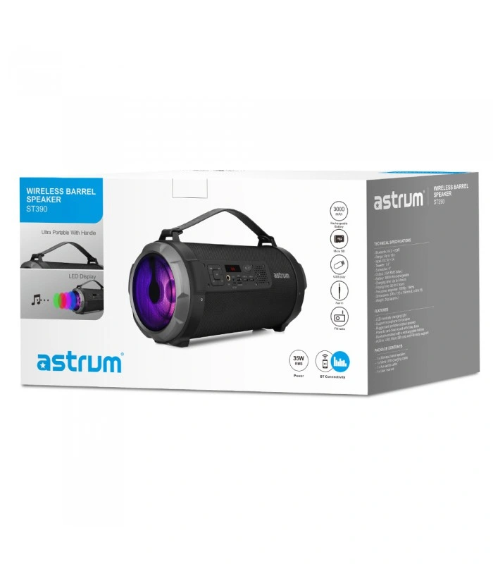 Astrum  ST370/Black + Gery/Wireless Barell Speakers-2