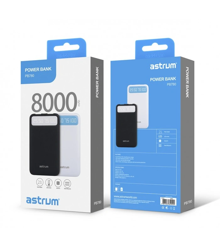 Astrum  PB780/ Black/White/Powerbank-Black-1